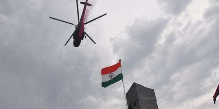 भारत की वायुसेना ने कोरोना वॉरियर्स
