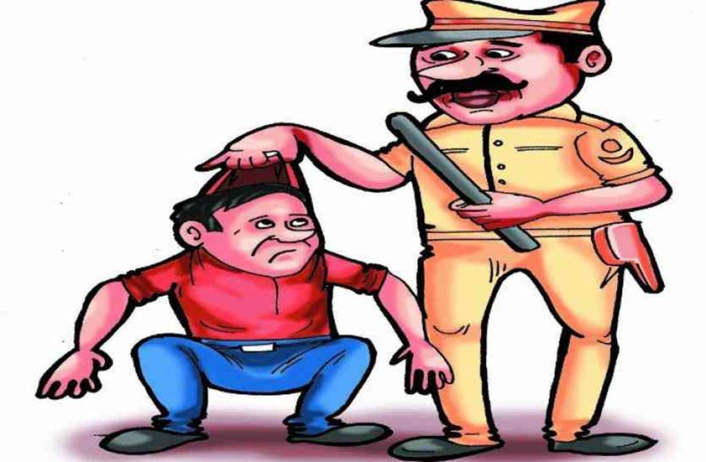 कोरोना कर्फ्यू का उल्लंघन करने पर र