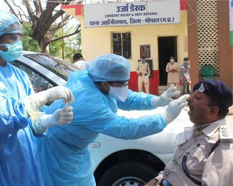 ऐशबाग थाने का सिपाही कोरोना पाॅजिटि