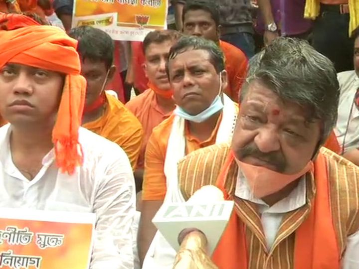 भाजपा का पार्टी कार्यकर्ताओं की हत्