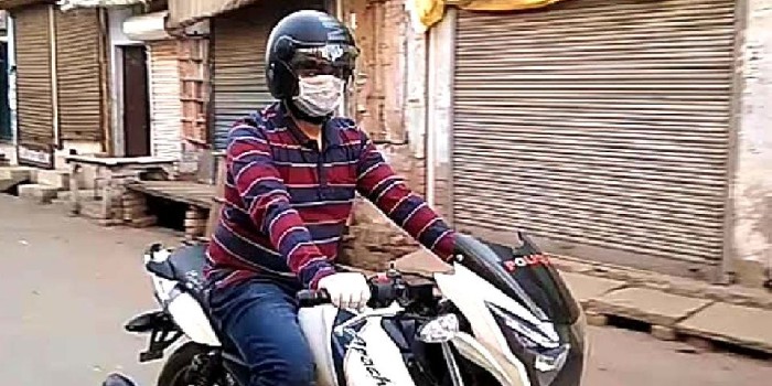एंबुलेंस लेने नहीं आयी तो कोरोना पॉ