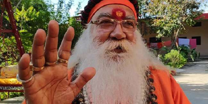 स्वामी प्रज्ञानंद दिल्ली आश्रम में 