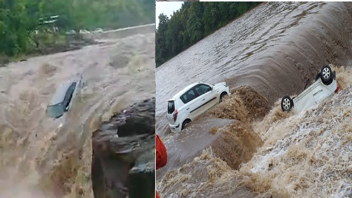 DHAR में नदी में अचानक बढ़ा पानी, 3 