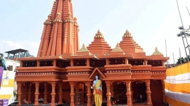 तीन की जगह पांच गुंबद, 128 फीट ऊंचा