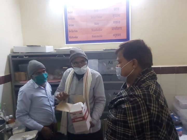 मंत्री के पहुंचते ही स्टाफ और डॉक्ट