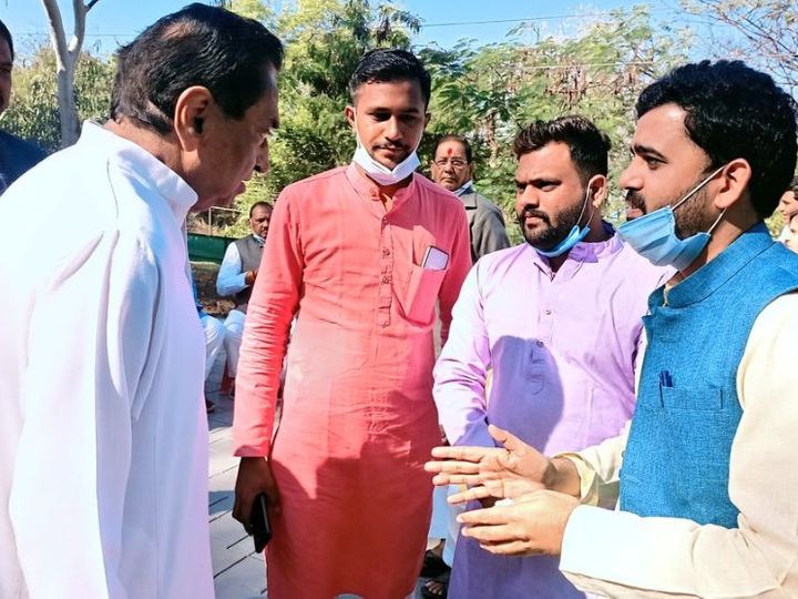 भोपाल में कांग्रेस पार्टी किसान आंद