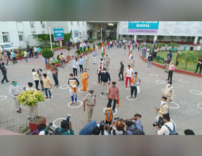 भोपाल में एक साथ 44 लोगों ने कोरोना