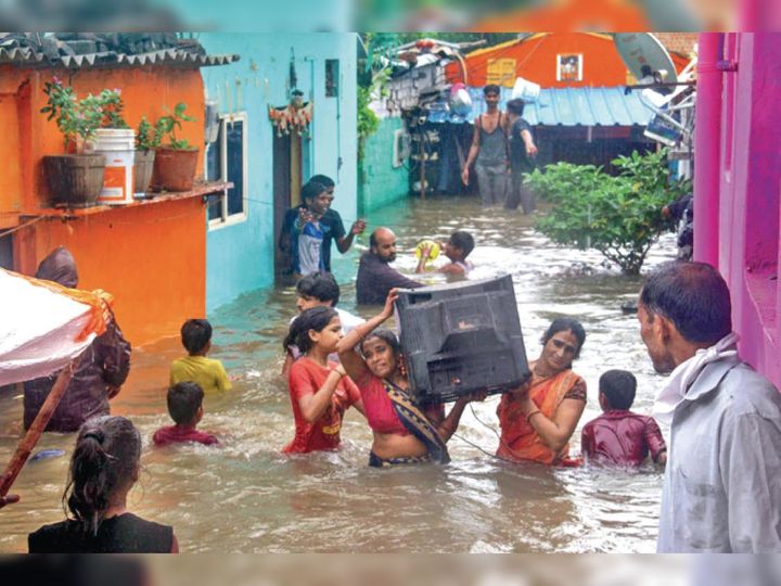 भोपाल-इंदौर में रिकॉर्डतोड़ बारिश: र