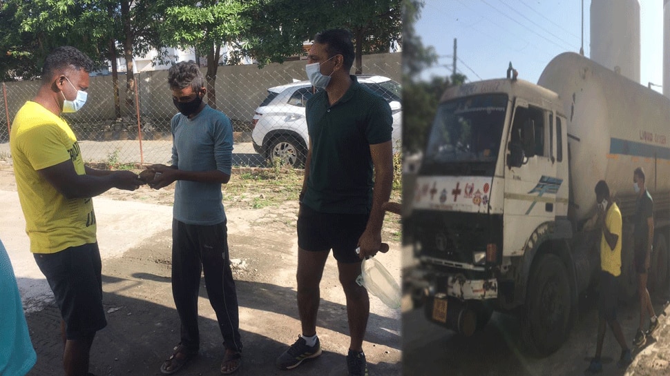 सागर पहुंचा 16 टन ऑक्सीजन, टैंकर के