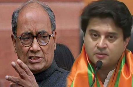 दिग्विजय की सिंधिया को खुली चुनौती,