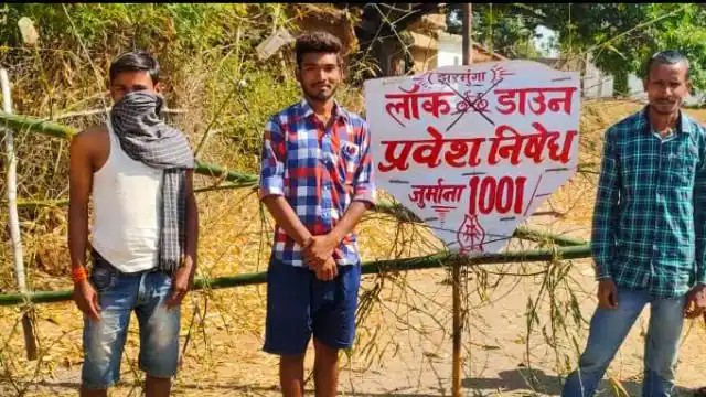 इंदौर के गांवों में भी सख्त कर्फ्यू