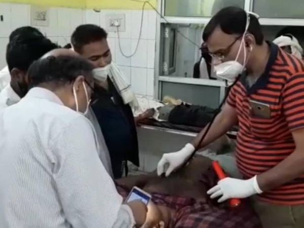 बराती नाश्ता कर रहे थे, तभी आंधी मे