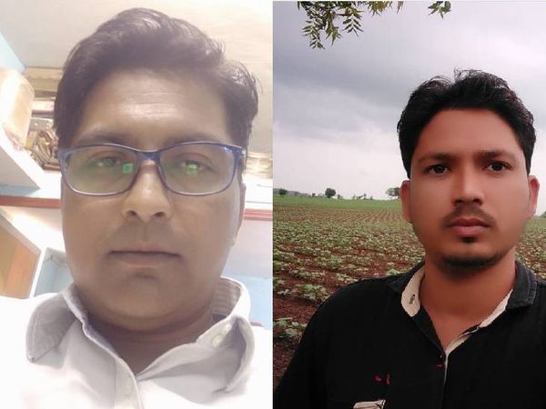 बुरहानपुर में बाइक से जा रहे दो भाइ