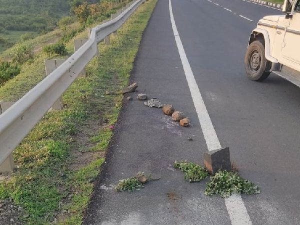 घर जा रहे बाइक सवार चाचा-भतीजे को ब