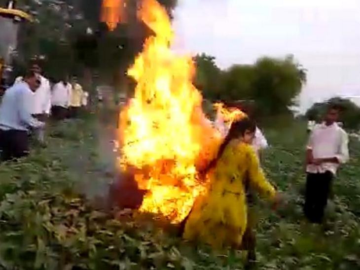 सरकारी जमीन से अतिक्रमण हटाने गई टी