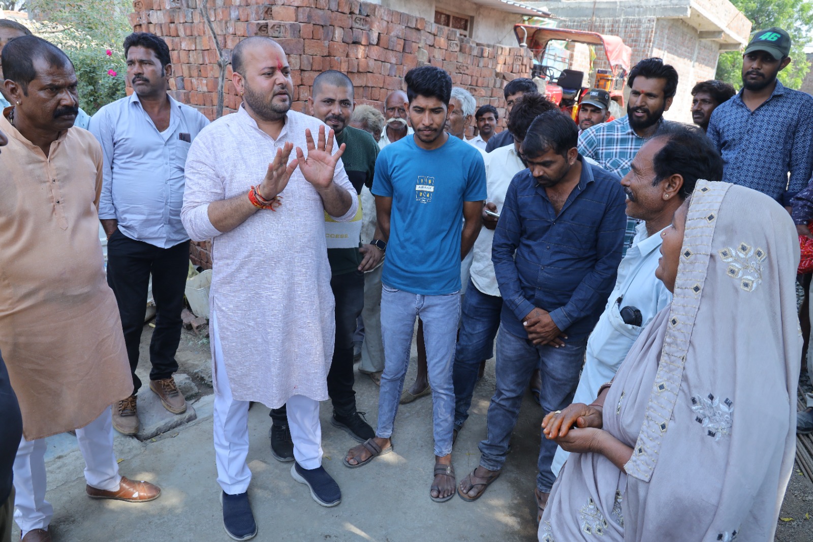 जीवन सिंह शेरपुर का जनसंपर्क-भाजपा 
