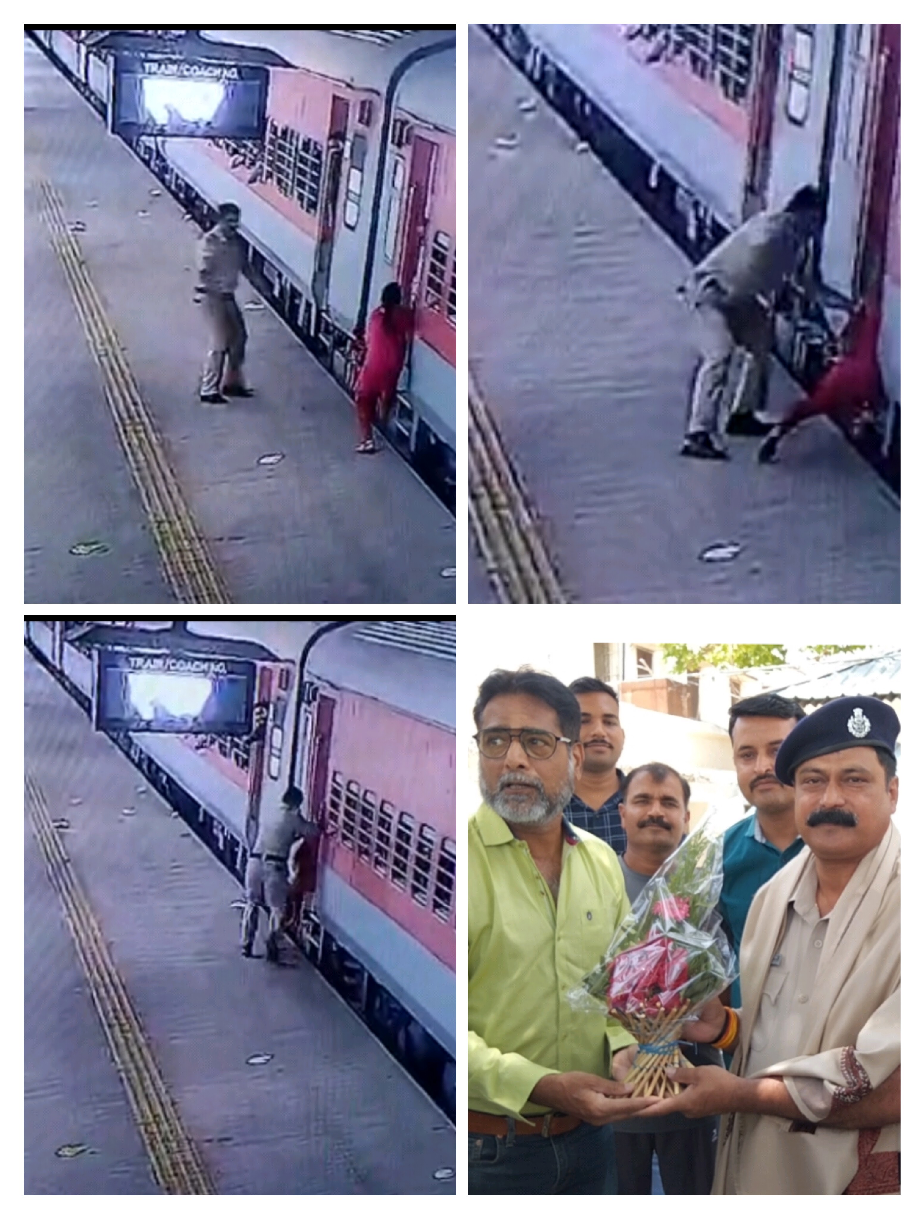 मौत के मुंह से बालिका को खिचकर लाने