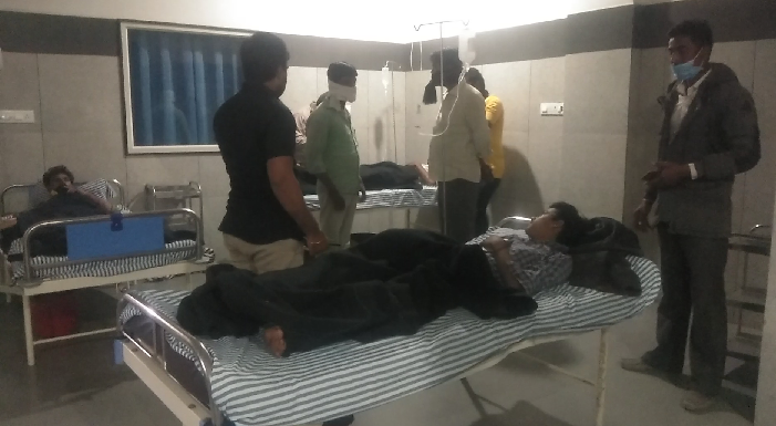 रतलाम-सैलाना में फायरिंग 5 लोग घायल